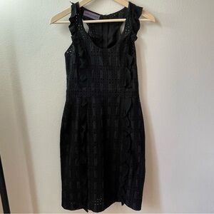 Emanuel Ungaro Black Lace Dress
